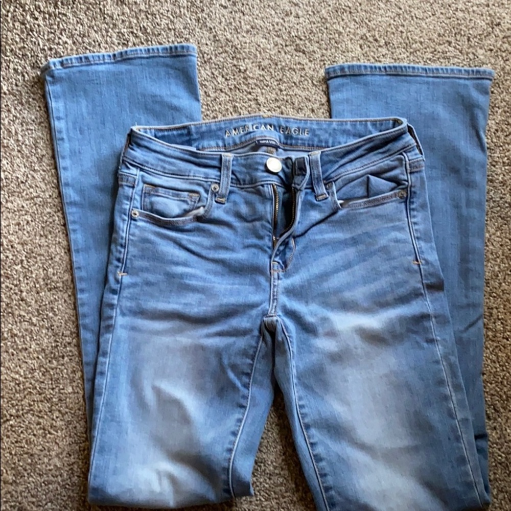 American Eagle skinny kick jeans